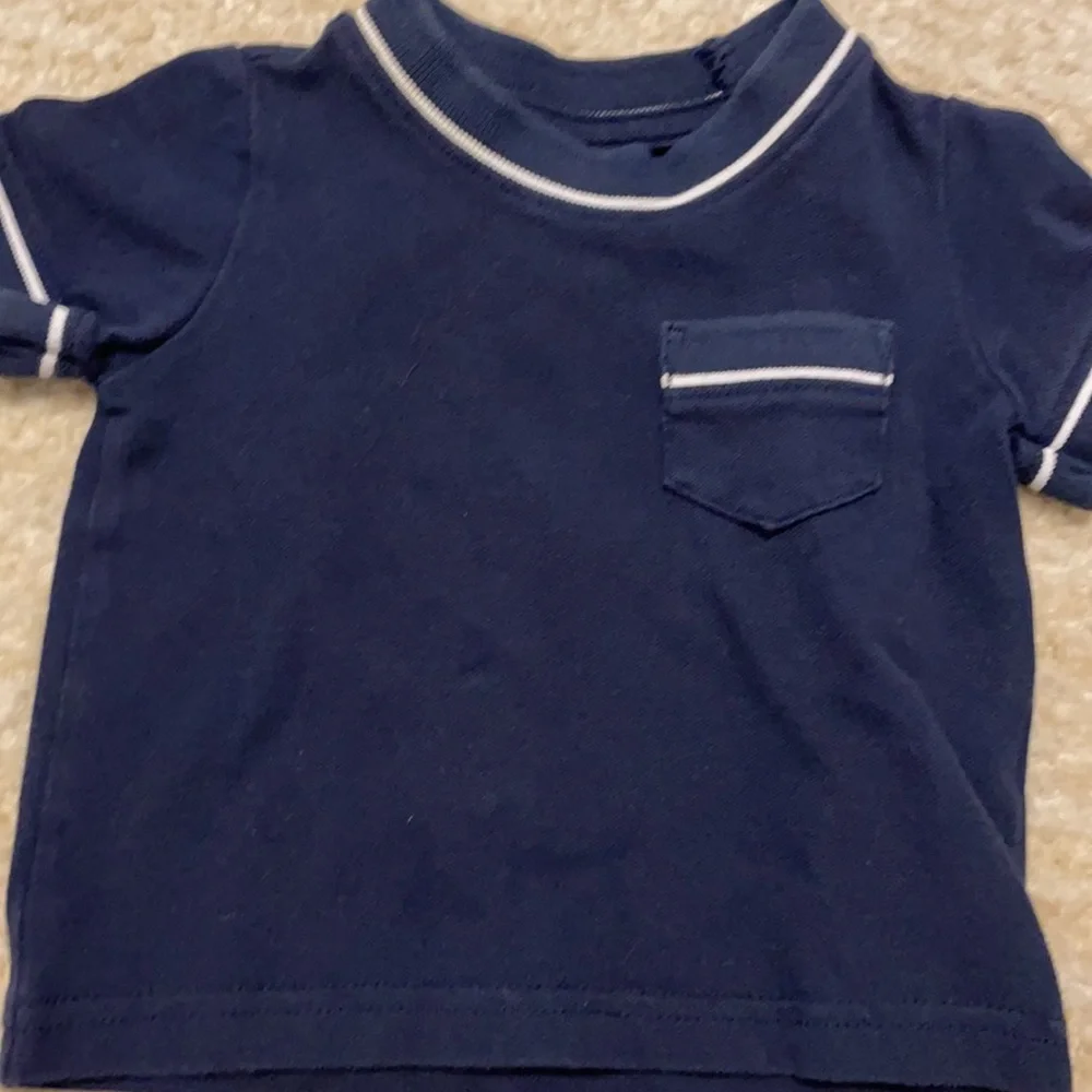 Trendy baby boy Old Navy jeans and Janie and Jack shirt sleeved shirt!